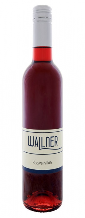 Flasche Rotweinlikör